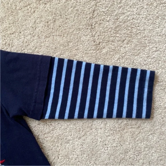 Navy Sailboat Kids Shirt - Picture 10 of 11